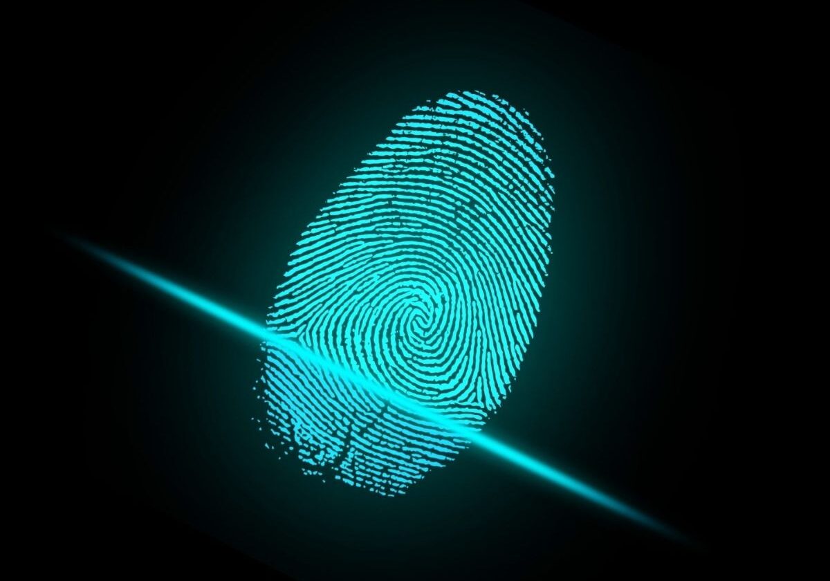 A fingerprint scanner
